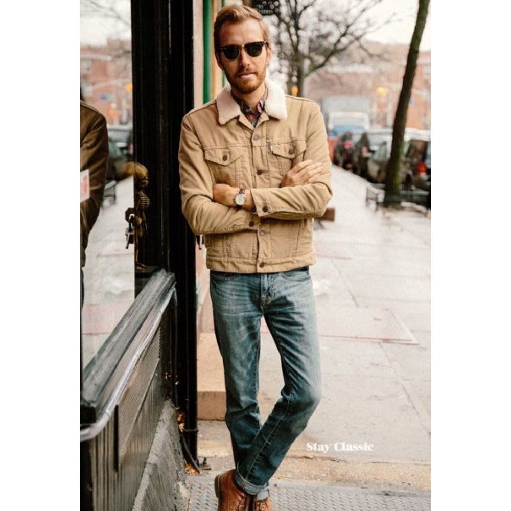 Levi’s Men’s Classic Corduroy Sherpa-Lined Trucker Jacket - Size XXL - Picture 3 of 16